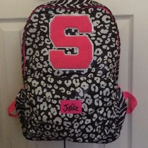 Letter S bag from Justice